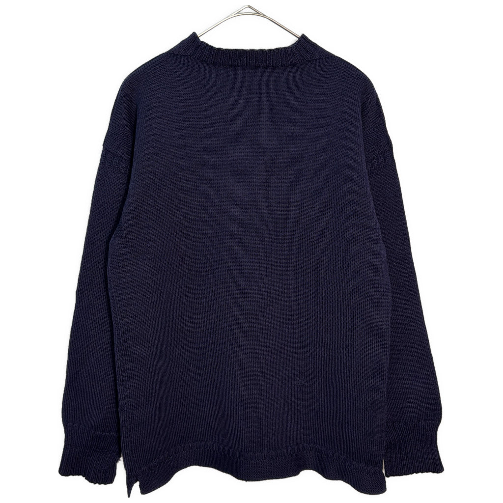 70s Traditional GUERNSEY Crewneck Sweater