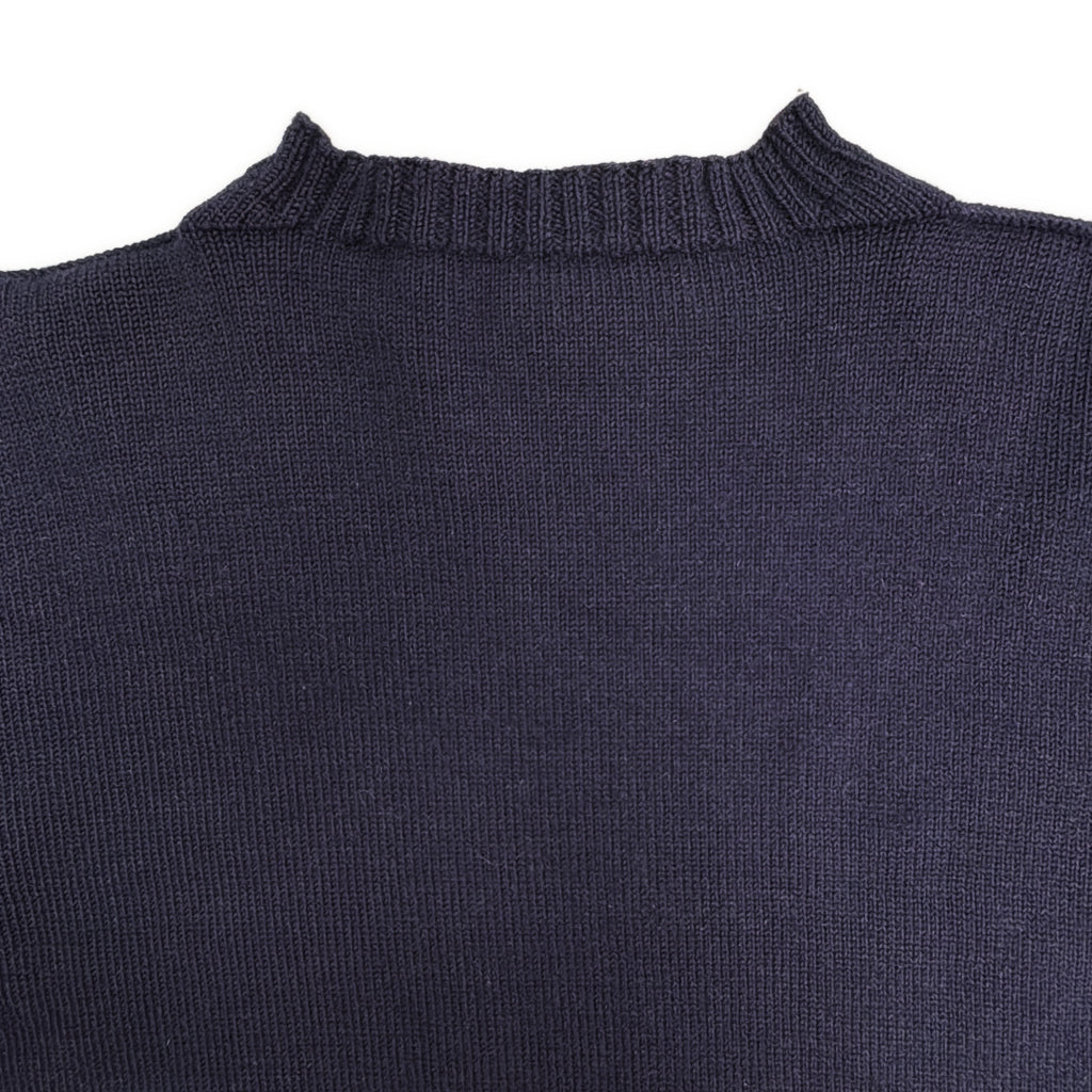 70s Traditional GUERNSEY Crewneck Sweater