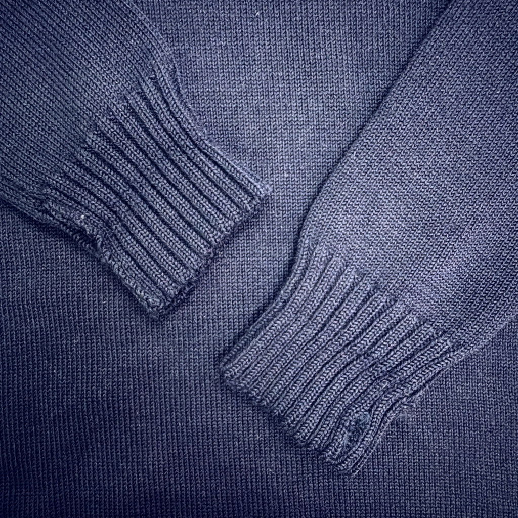 70s Traditional GUERNSEY Crewneck Sweater