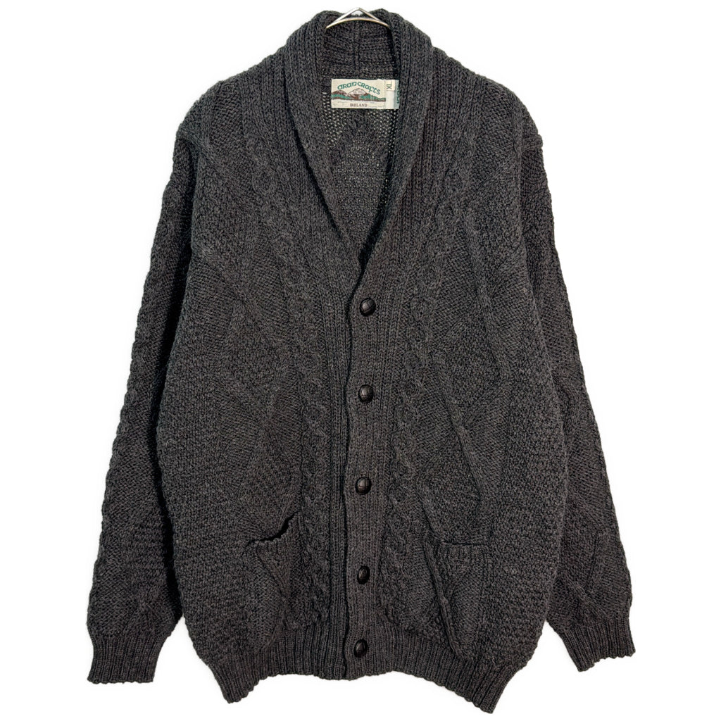 90s Aran Crafts アランクラフト Aran Knit Cardigan