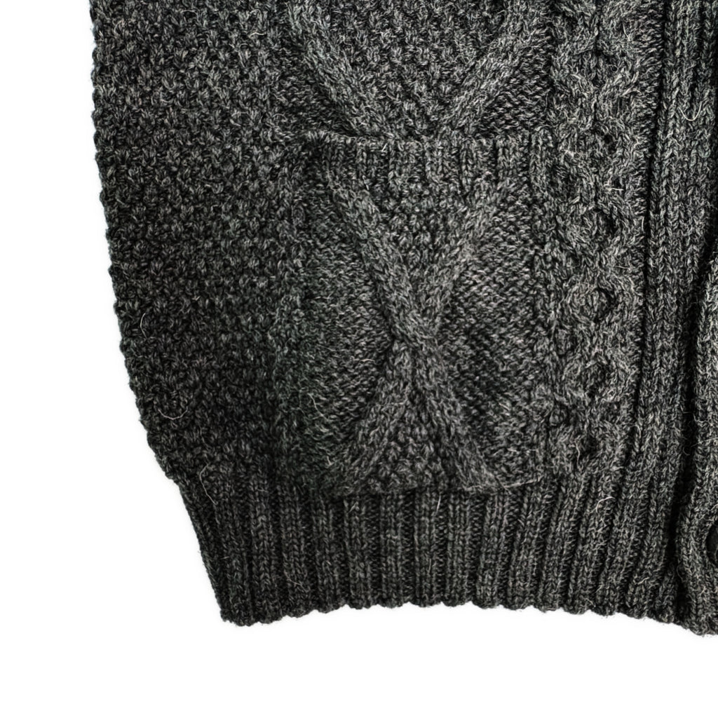 90s Aran Crafts アランクラフト Aran Knit Cardigan