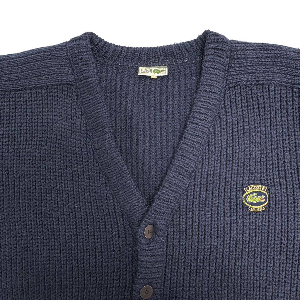 90s CHEMISE LACOSTE Plain Cardigan