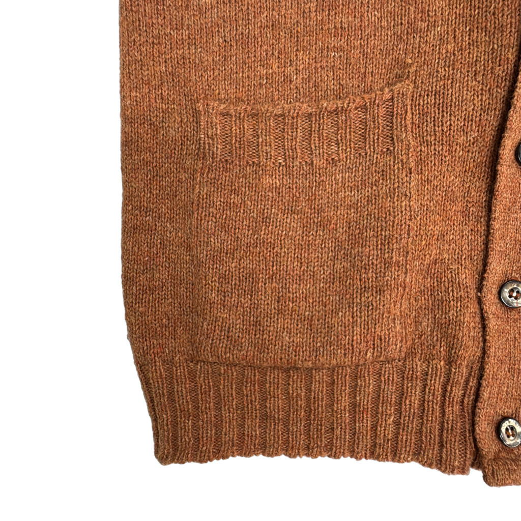 80s puritan Plain Cardigan