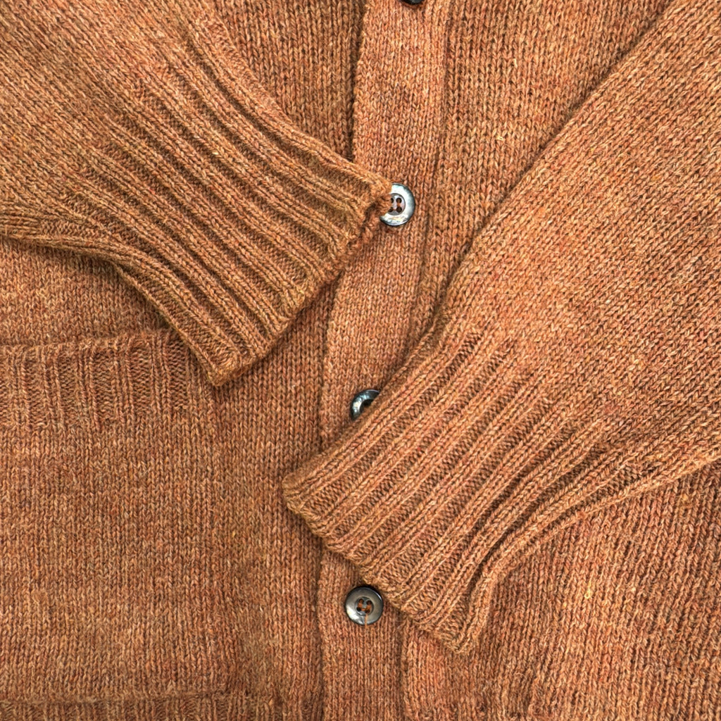 80s puritan Plain Cardigan