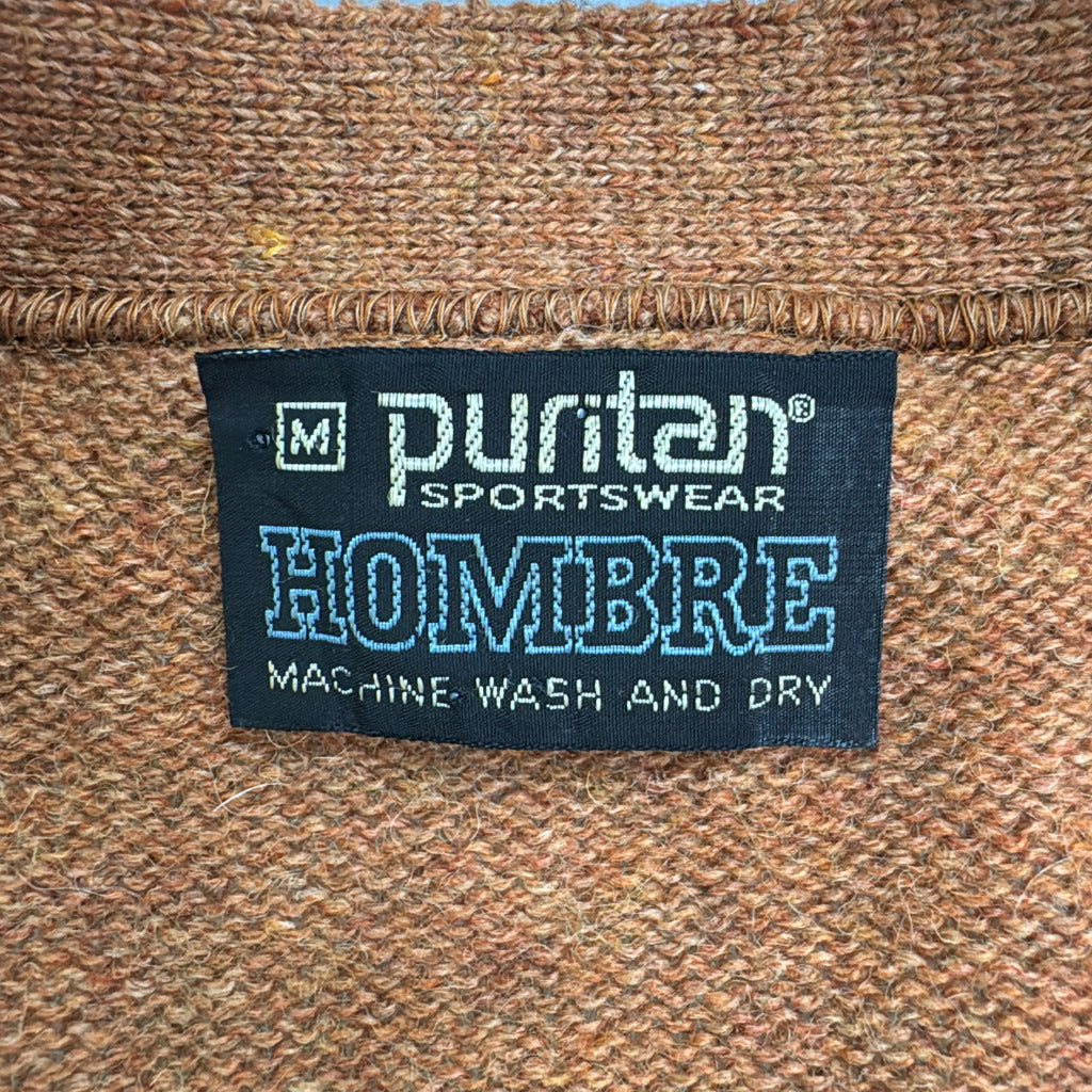 80s puritan Plain Cardigan