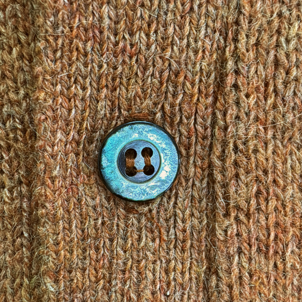 80s puritan Plain Cardigan