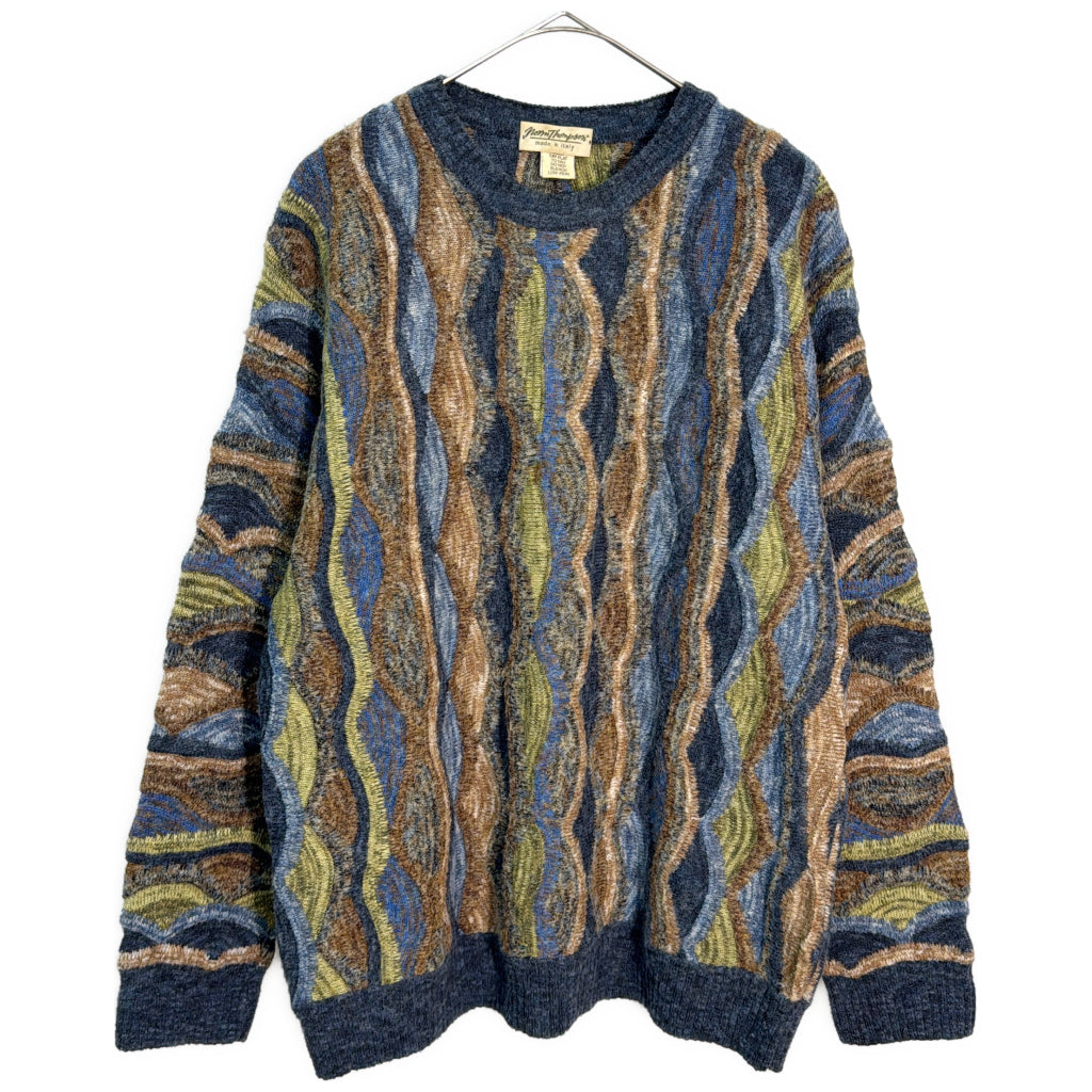90s Norm Thompson 3D Knit Sweater