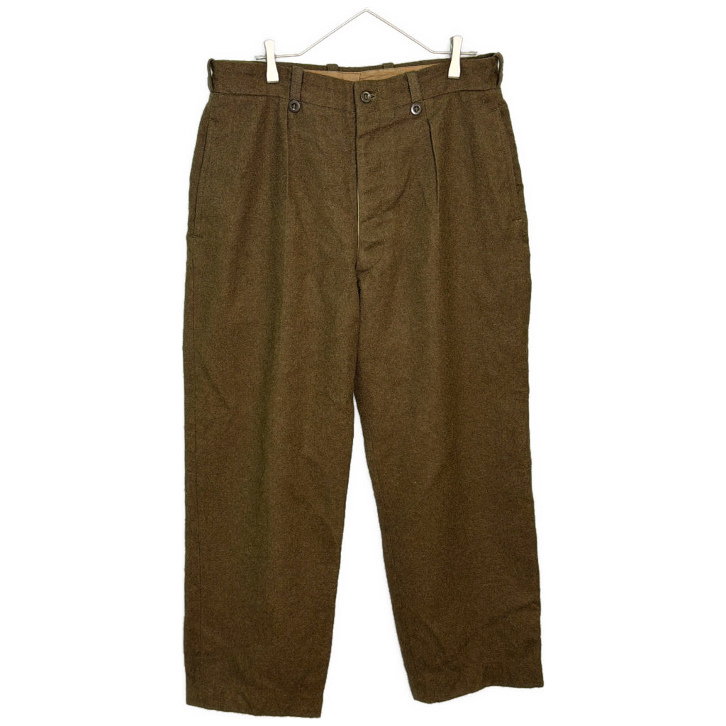 50s Euro Military M-52 Heavy Wool Trousers Long Pants