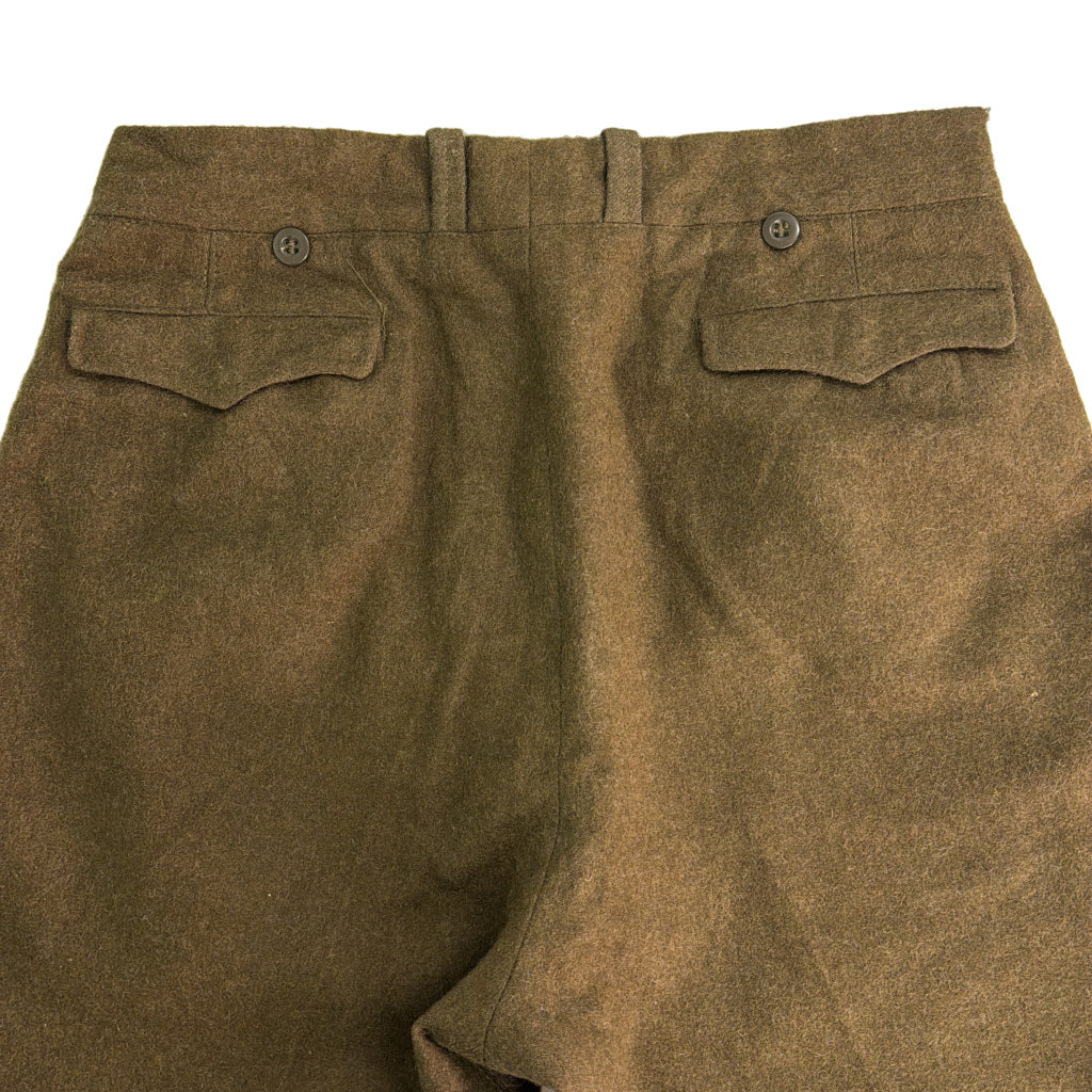 50s Euro Military M-52 Heavy Wool Trousers Long Pants