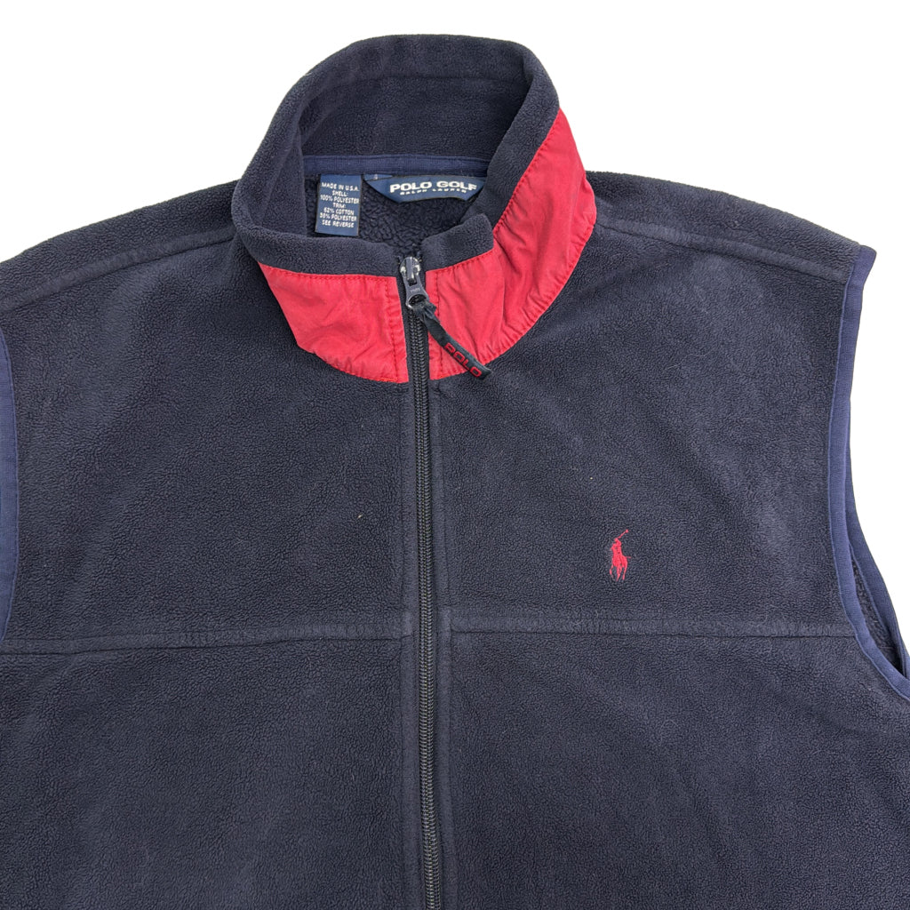 90s POLO GOLF Fleece Vest