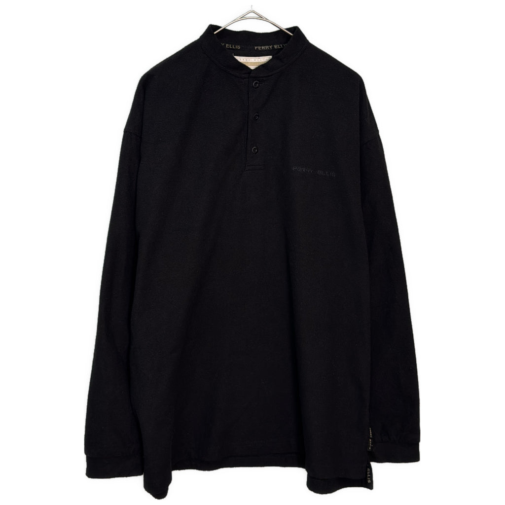 PERRY ELLIS Plain Long Sleeve T-Shirt