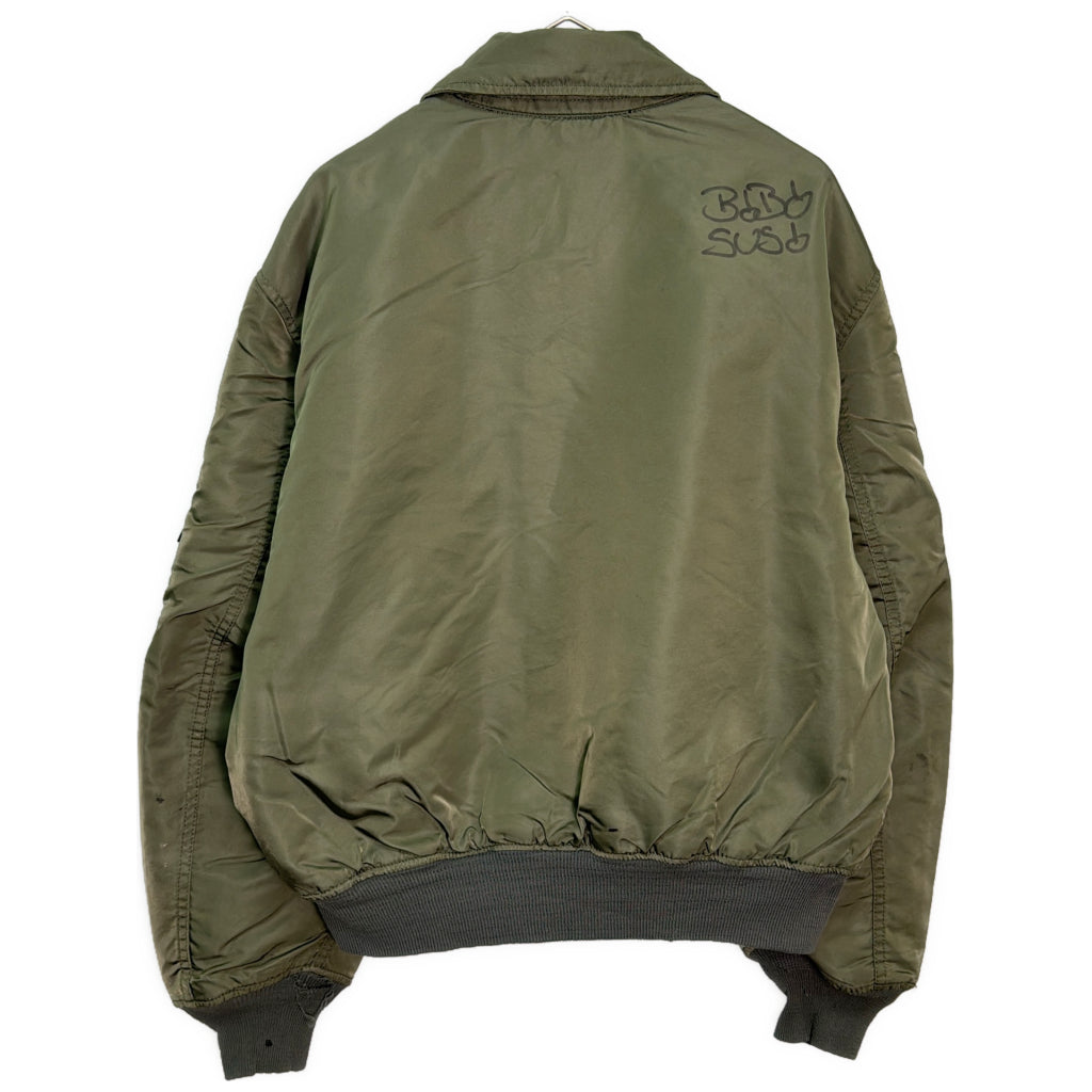 90s ALPHA INDUSTRIES CWU-45/P Flight Jacket Military Jacket