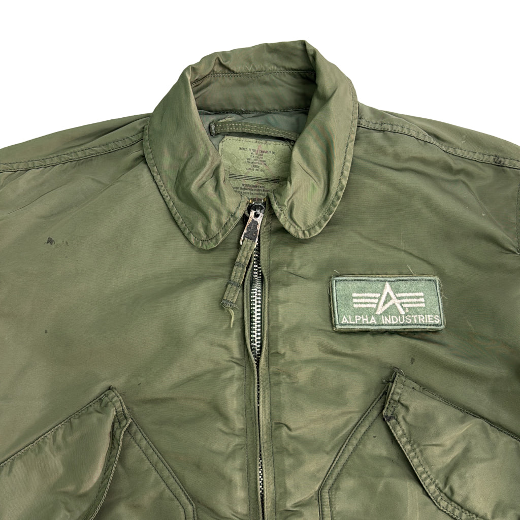 90s ALPHA INDUSTRIES CWU-45/P Flight Jacket Military Jacket