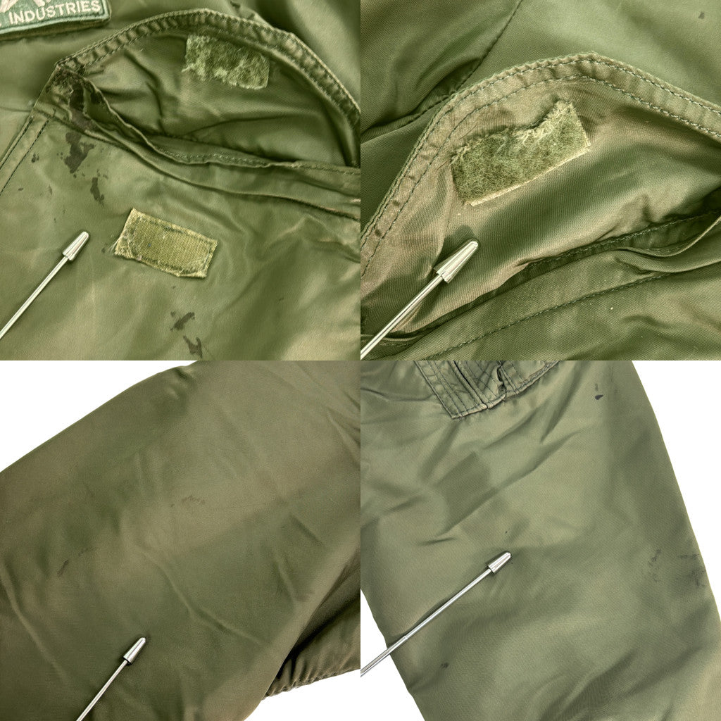 90s ALPHA INDUSTRIES CWU-45/P Flight Jacket Military Jacket