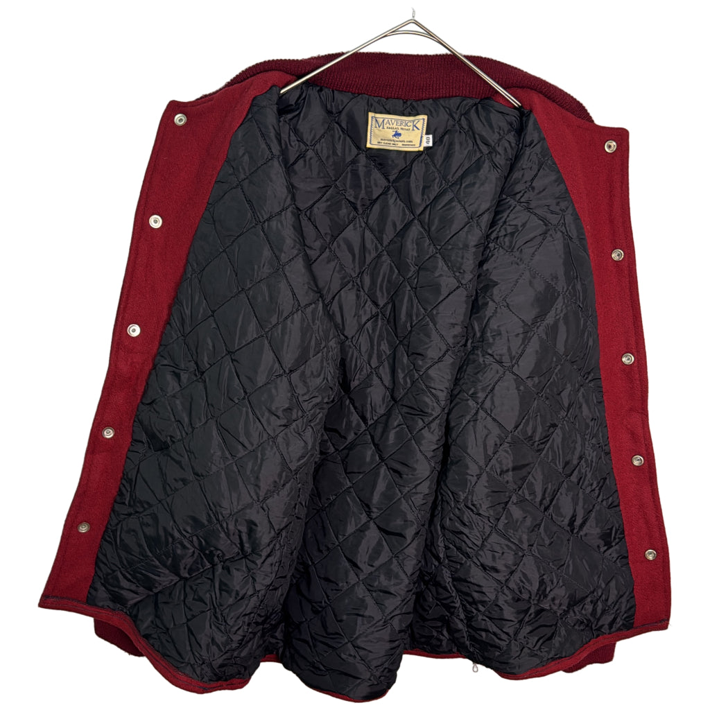 90s MAVERICK Varsity Stadium Jacket