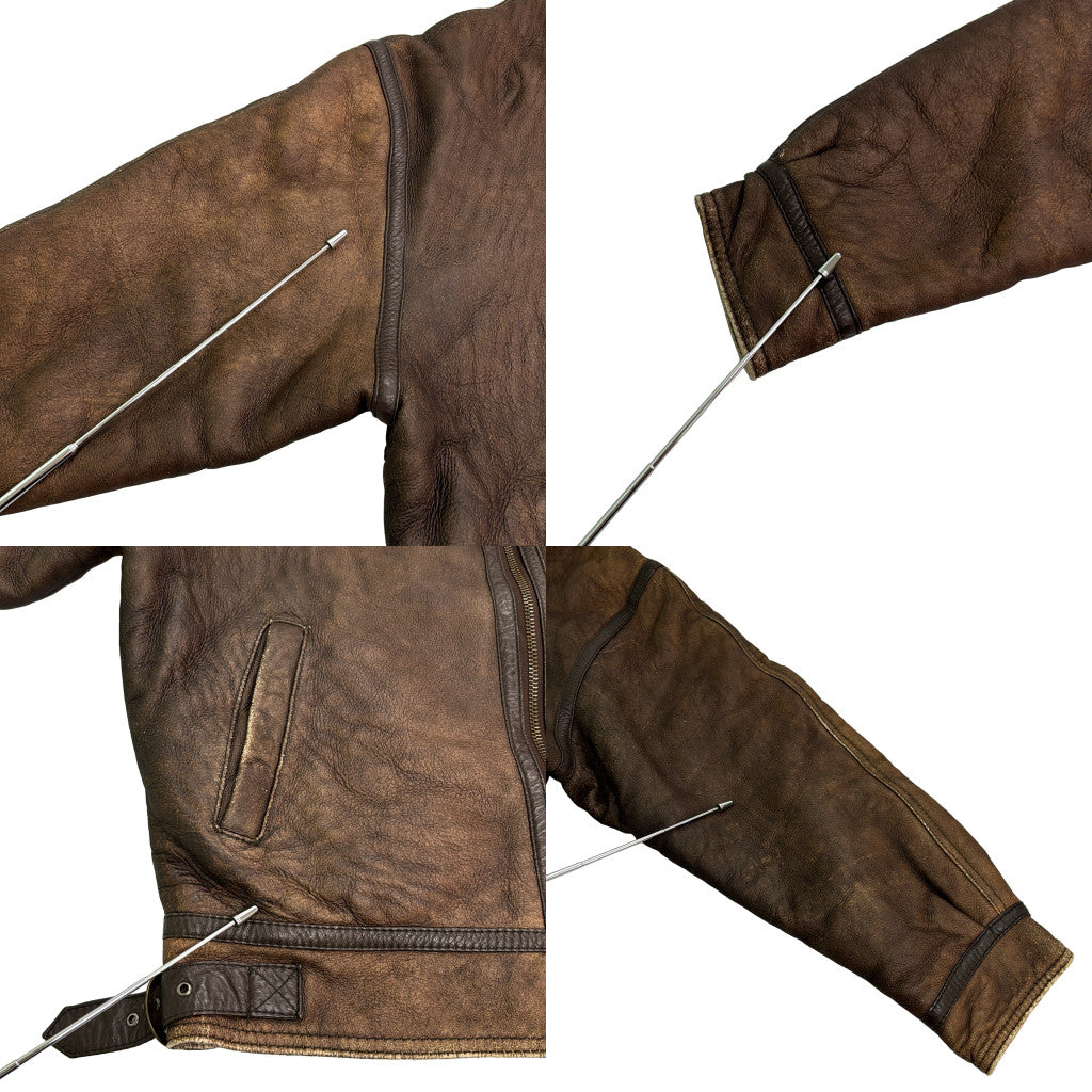 Piero Mods Shearling Leather Jacket