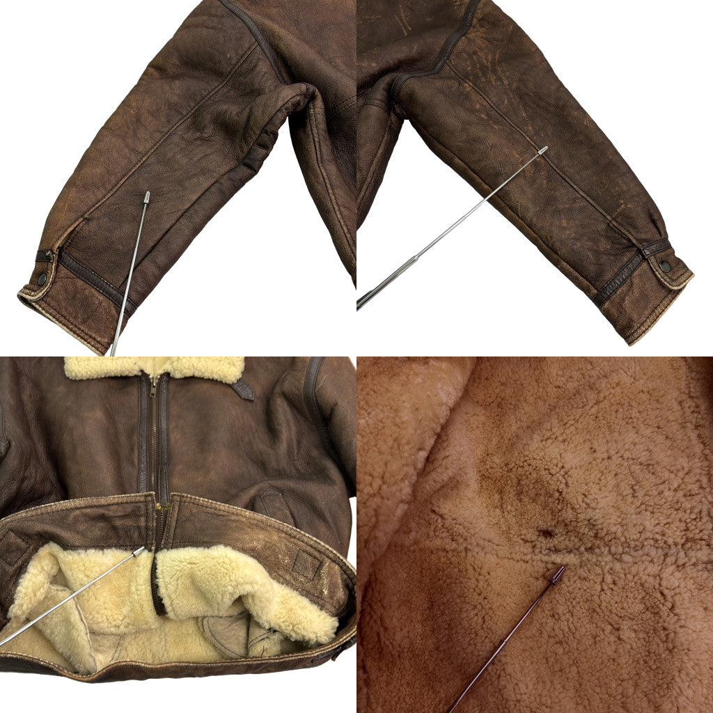 Piero Mods Shearling Leather Jacket