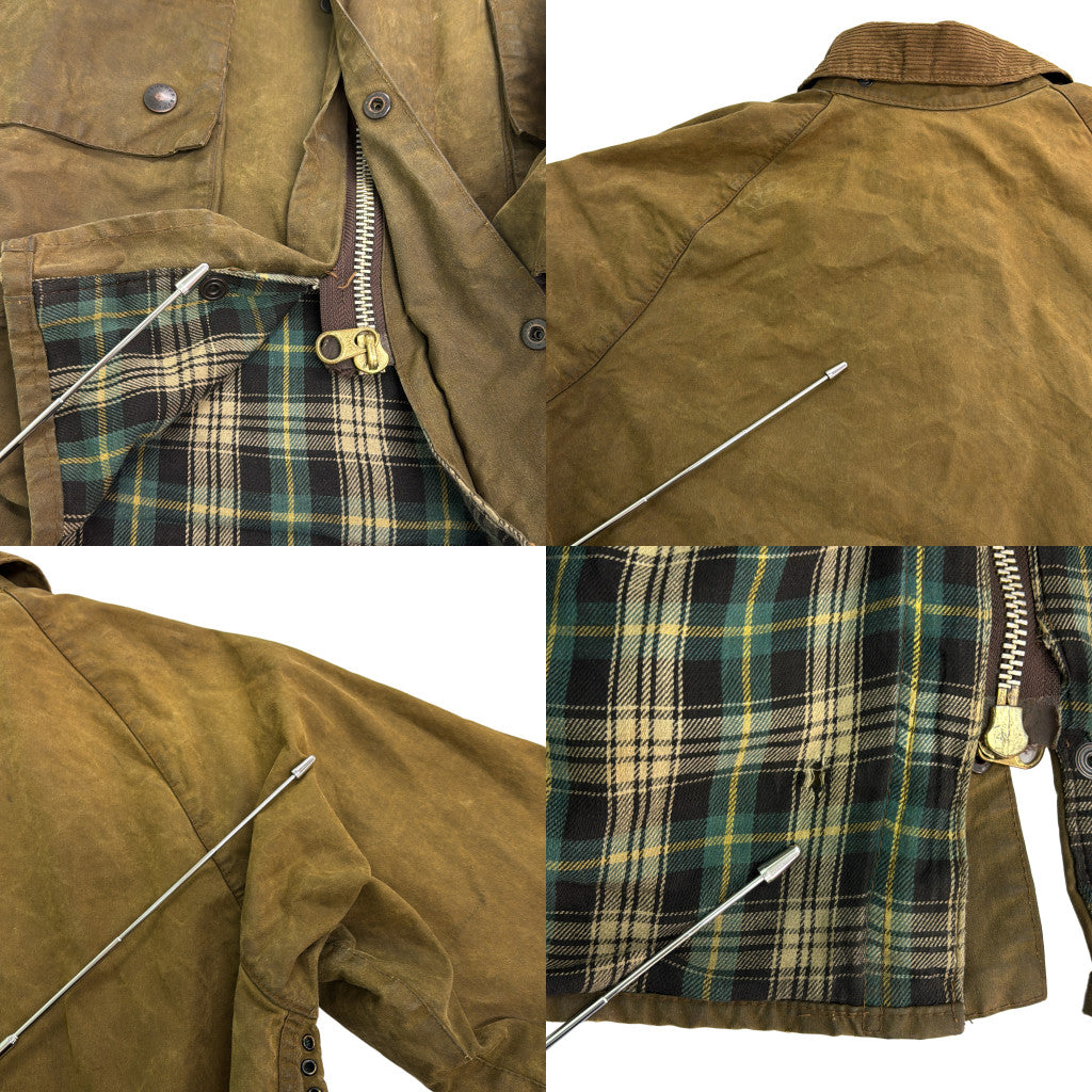80s Barbour SOLWAY ZIPPER Oiled Jacket