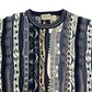 90s COTTON TRADERS 3D Knit Sweater