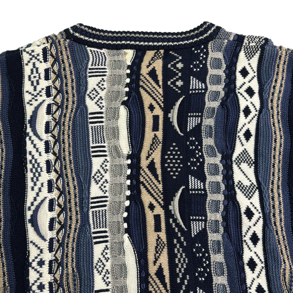 90s COTTON TRADERS 3D Knit Sweater