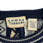 90s COTTON TRADERS 3D Knit Sweater