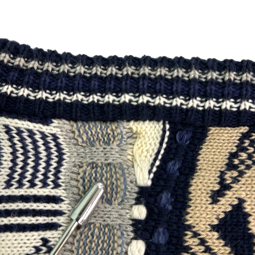 90s COTTON TRADERS 3D Knit Sweater