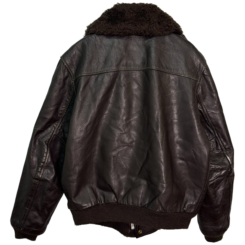 80s SAMBER LEATHER Leather Jacket