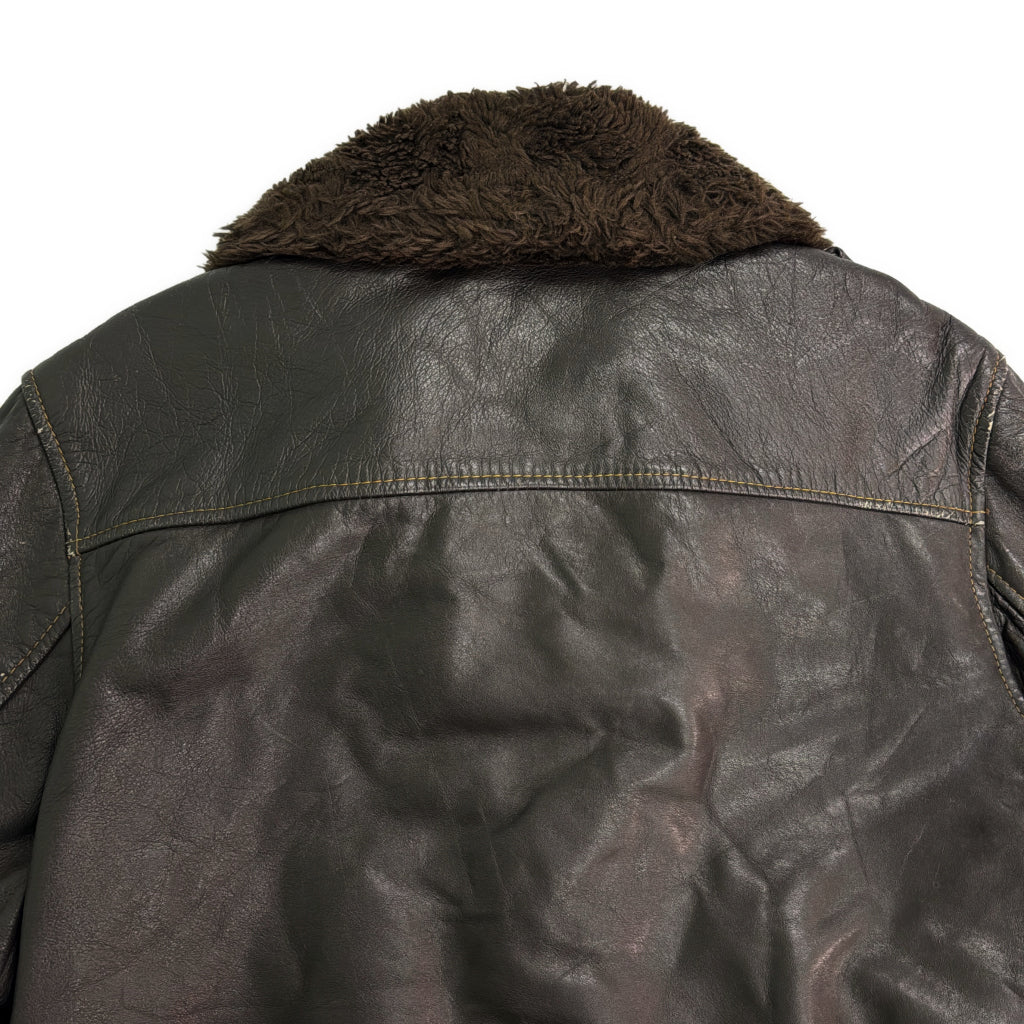 80s SAMBER LEATHER Leather Jacket