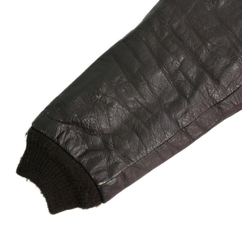80s SAMBER LEATHER Leather Jacket