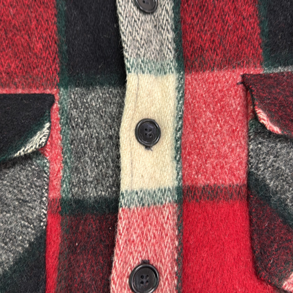 80s L.L.Bean Shirt Jacket Wool Shirt