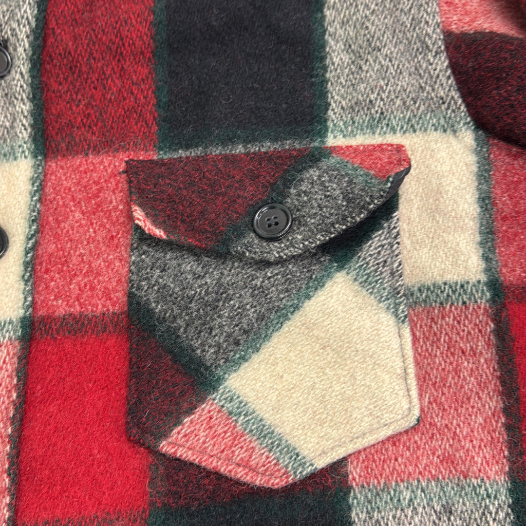 80s L.L.Bean Shirt Jacket Wool Shirt