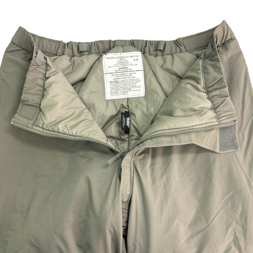 00s U.S. ARMY ECWCS GEN3 Level7 PRIMALOFT Military Pants