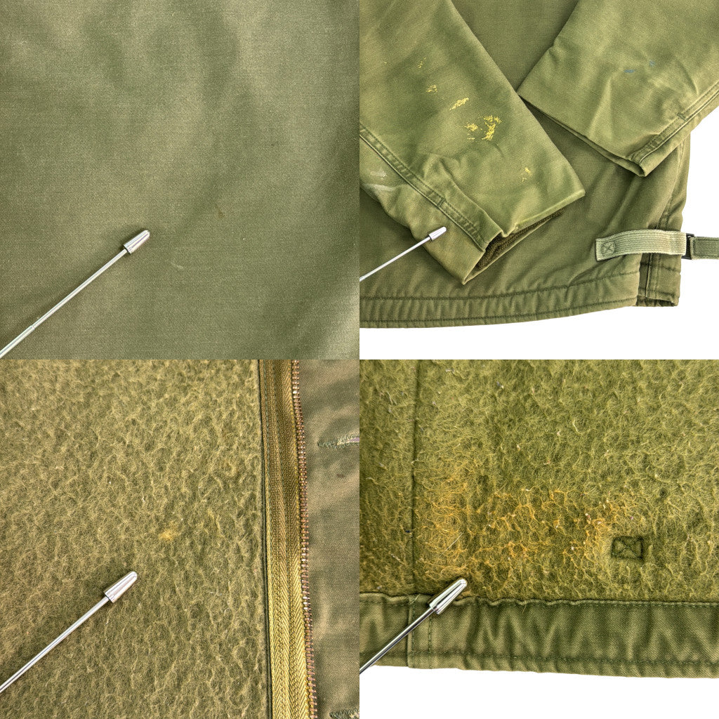 80s U.S. NAVY A-2 Deck Jacket Military Jacket
