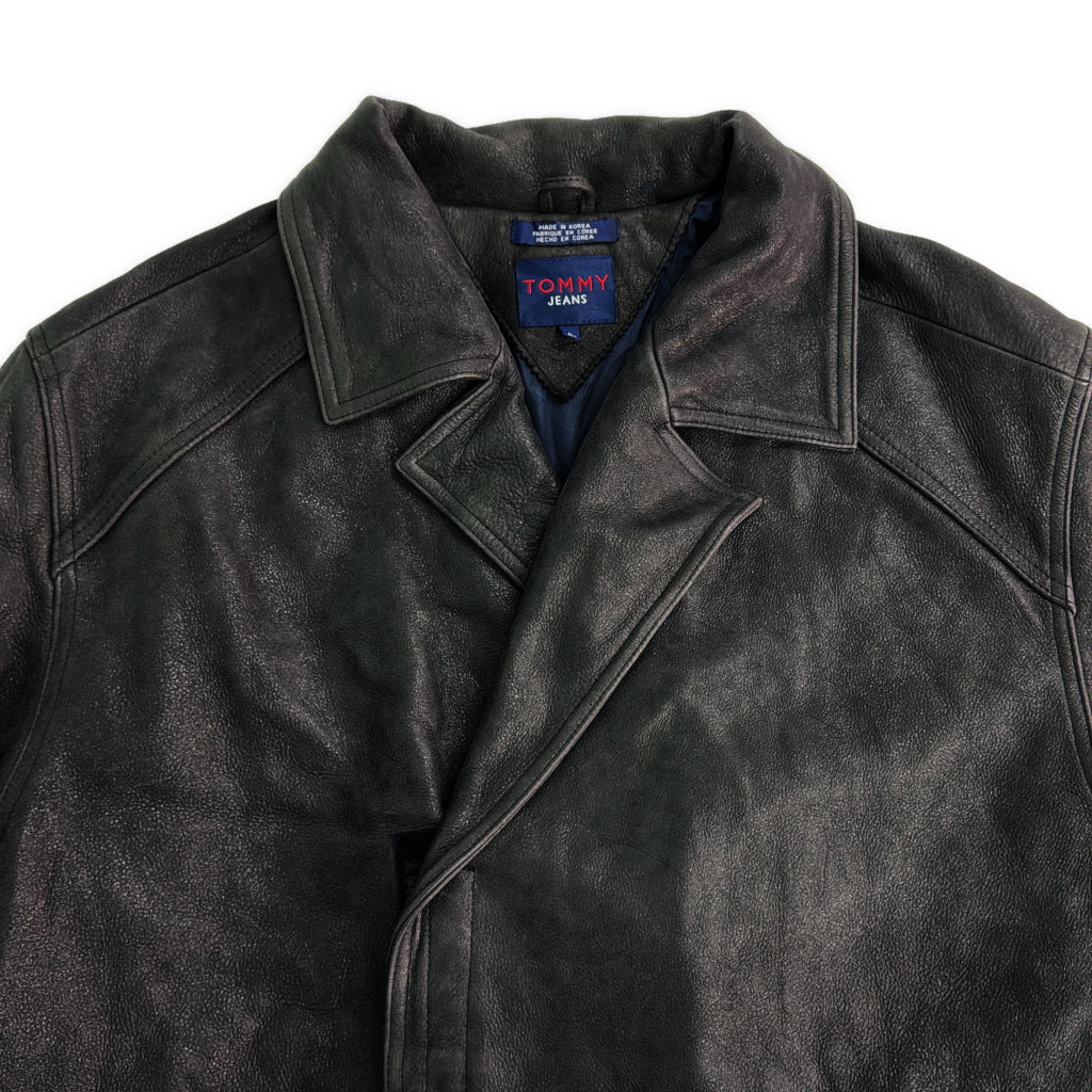 TOMMY JEANS Leather Jacket