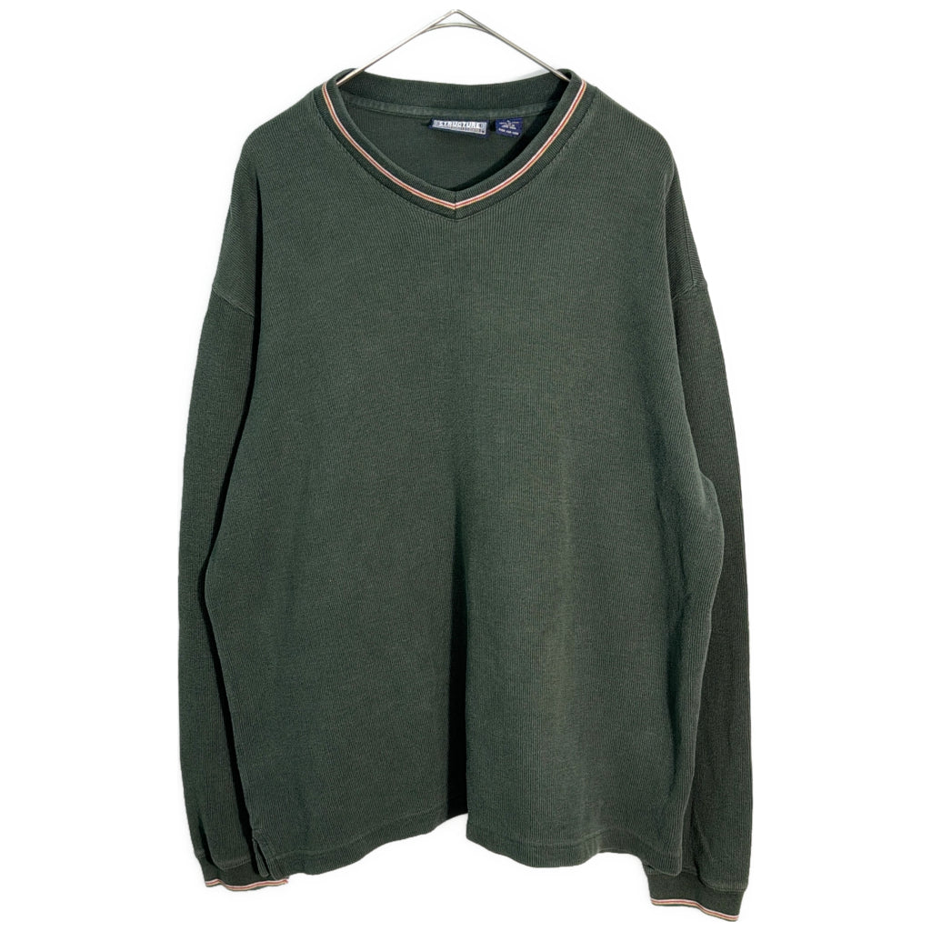 90s STRUCTURE Plain Long Sleeve T-Shirt