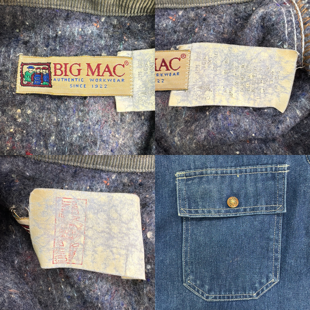 90s BIG MAC Coverall Denim Jacket