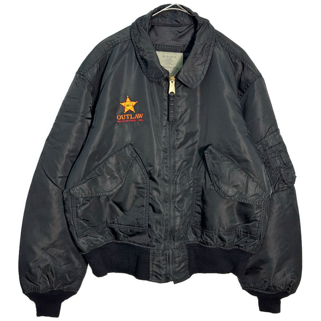90s ALPHA INDUSTRIES CWU-45/P Flight Jacket Military Jacket