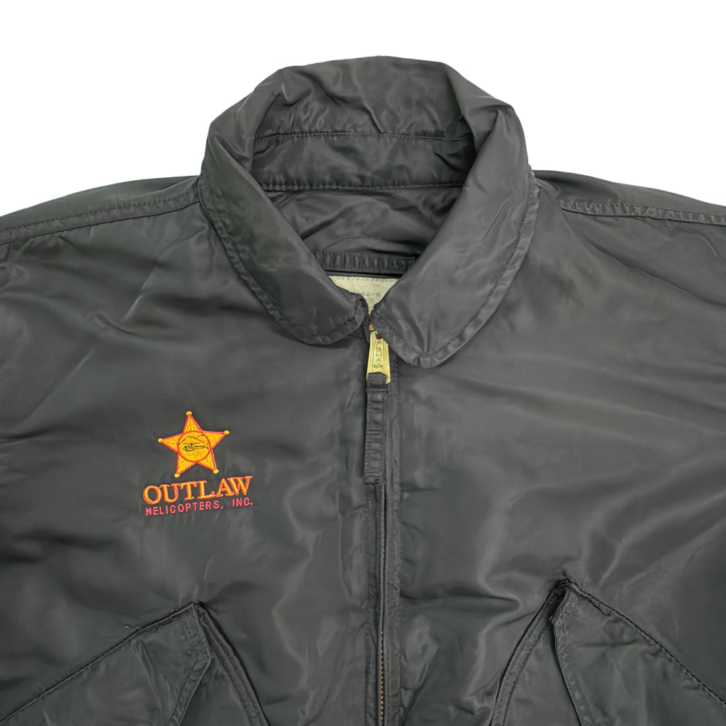 90s ALPHA INDUSTRIES CWU-45/P Flight Jacket Military Jacket