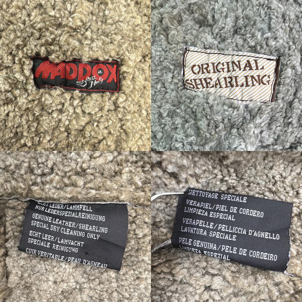 90s MADDOX Shearling Jacket