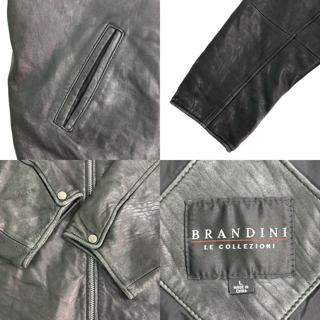 BRANDINI LE COLLEZIONI Leather Jacket