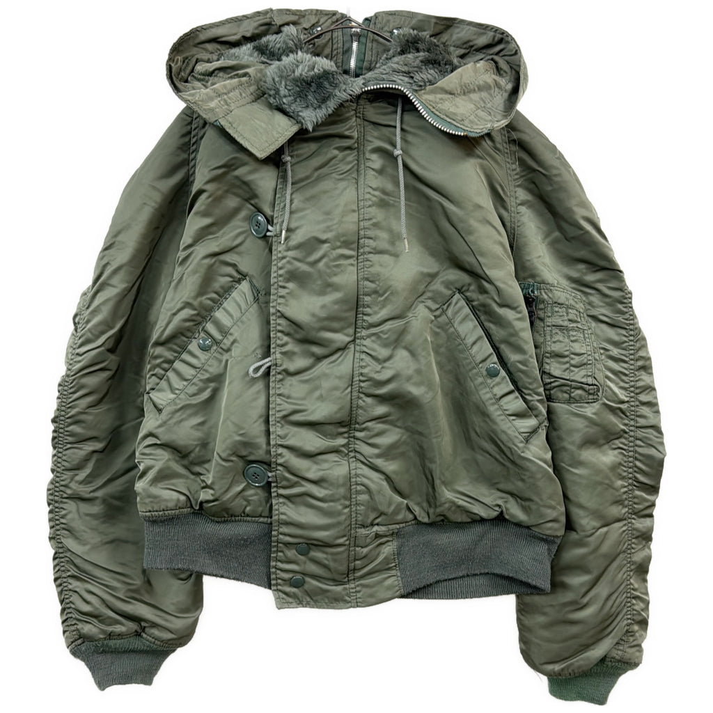 80s ALPHA INDUSTRIES N-2B Flight Jacket Military Jacket