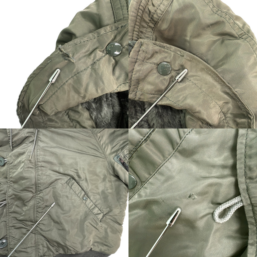 80s ALPHA INDUSTRIES N-2B Flight Jacket Military Jacket