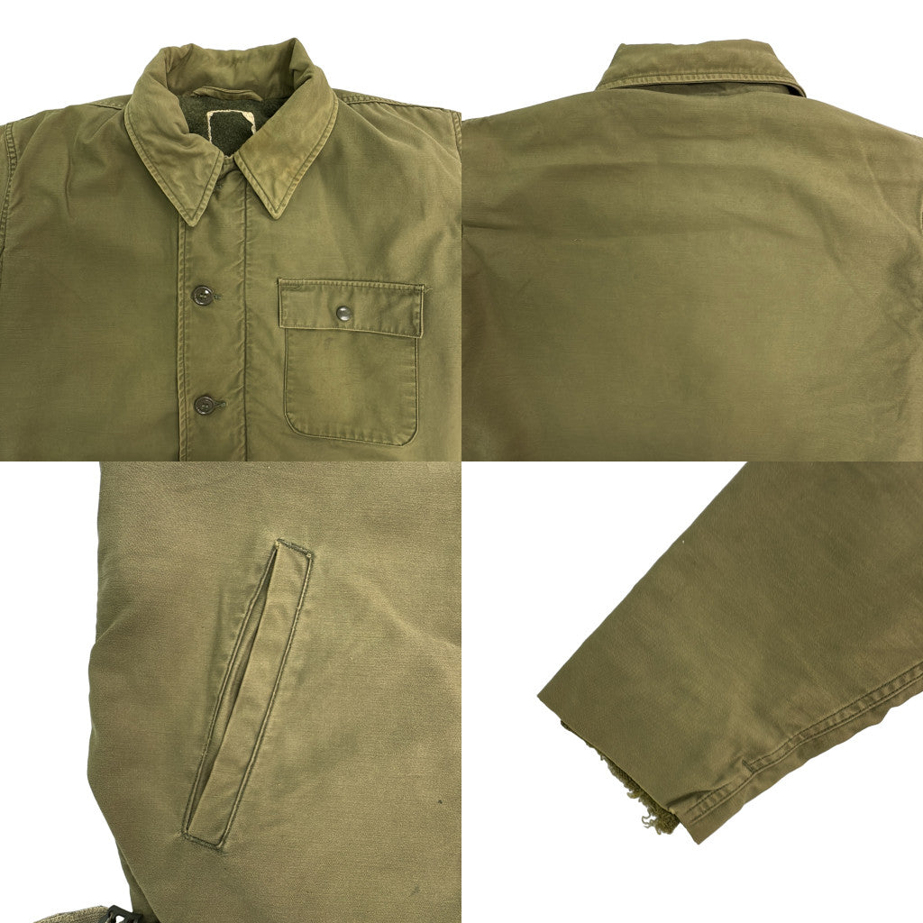 70s U.S. NAVY A-2 Deck Jacket Military Jacket