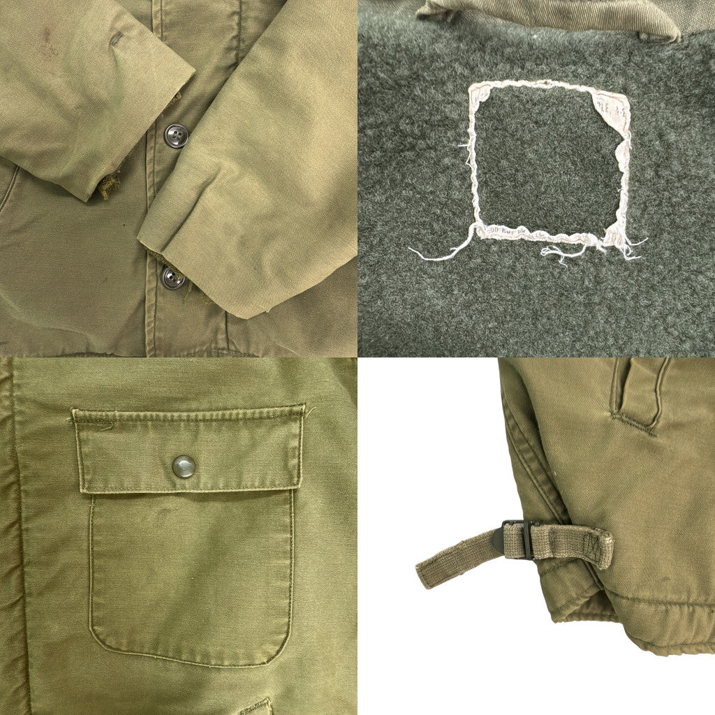 70s U.S. NAVY A-2 Deck Jacket Military Jacket