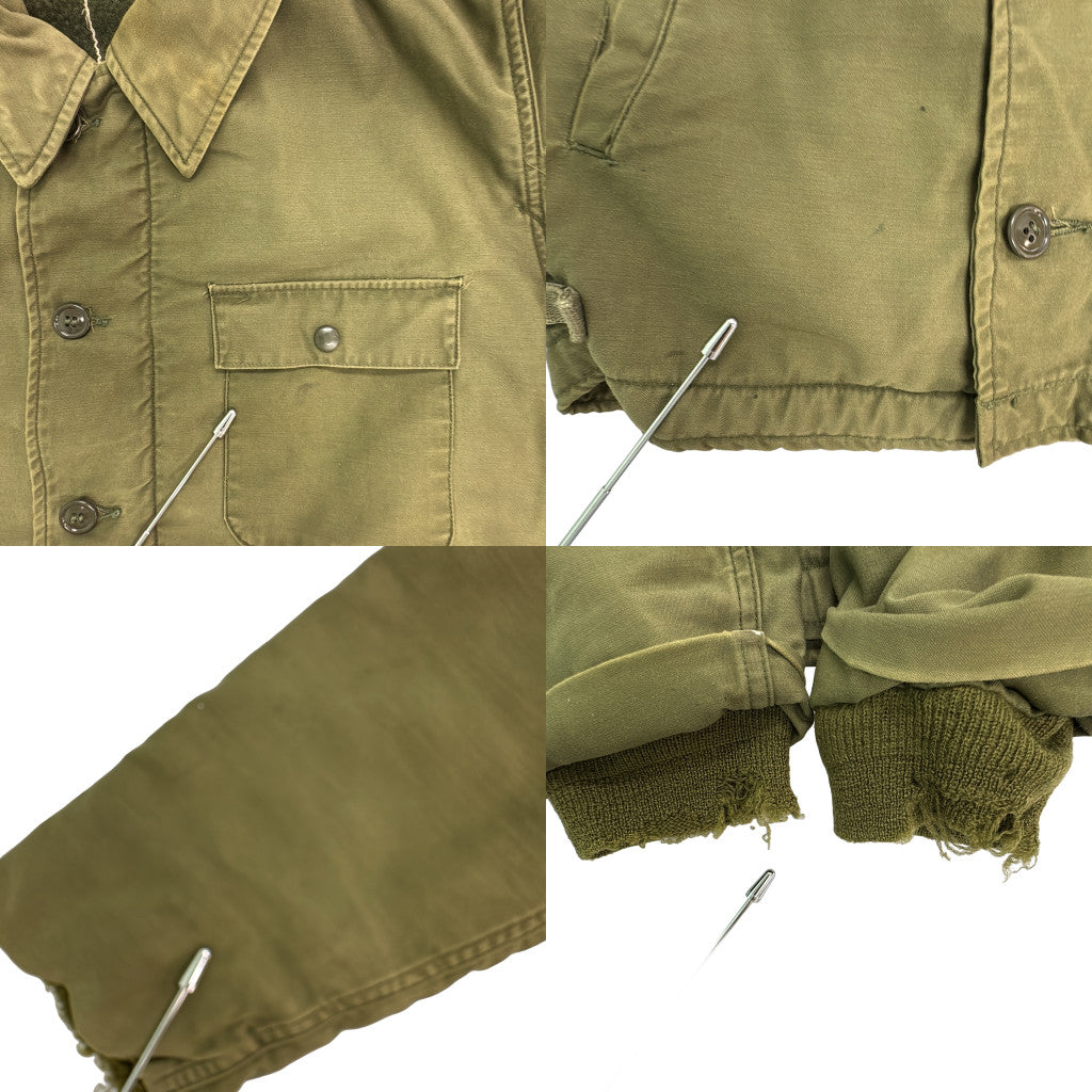 70s U.S. NAVY A-2 Deck Jacket Military Jacket