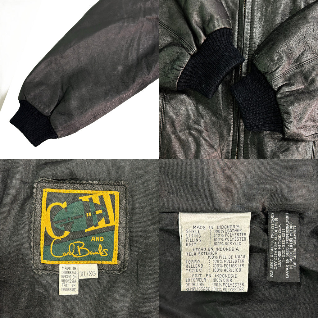 90s G-3 SPORTS Leather Jacket