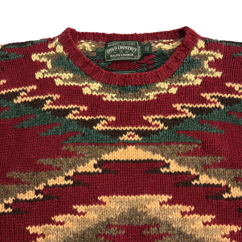 90s POLO COUNTRY Crewneck Sweater