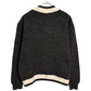 60s Full Zip Wool Sweater