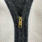 60s Full Zip Wool Sweater