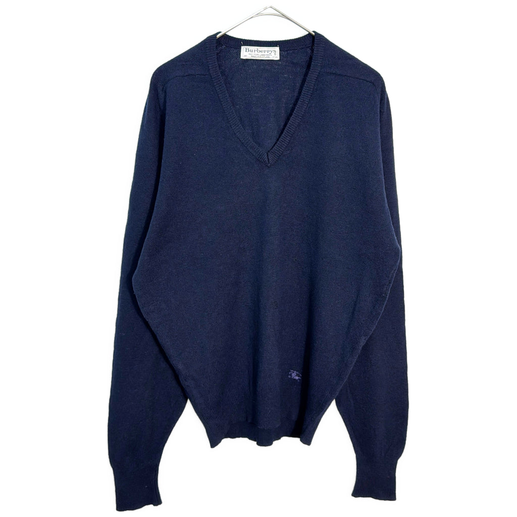 90s Burberrys V-Neck Sweater